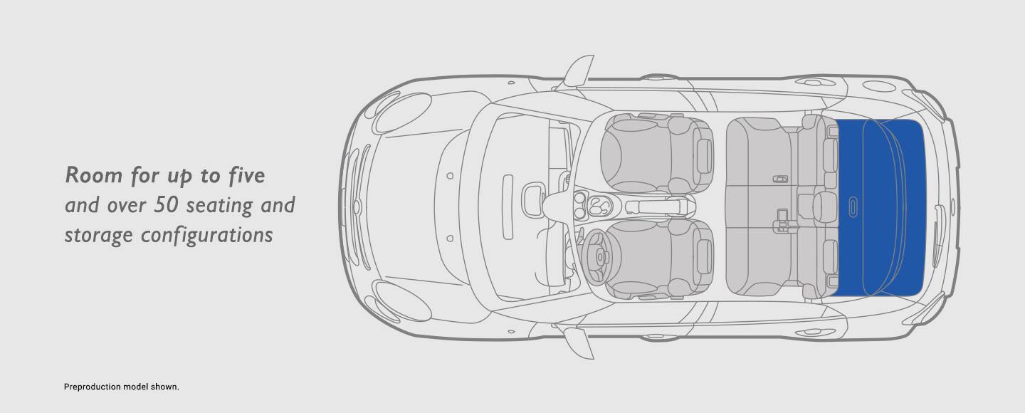 2019 Fiat 500l Interior Trunk Space Folding Seats More